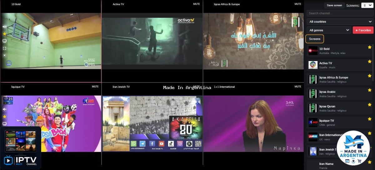 IPTV Multi Channel