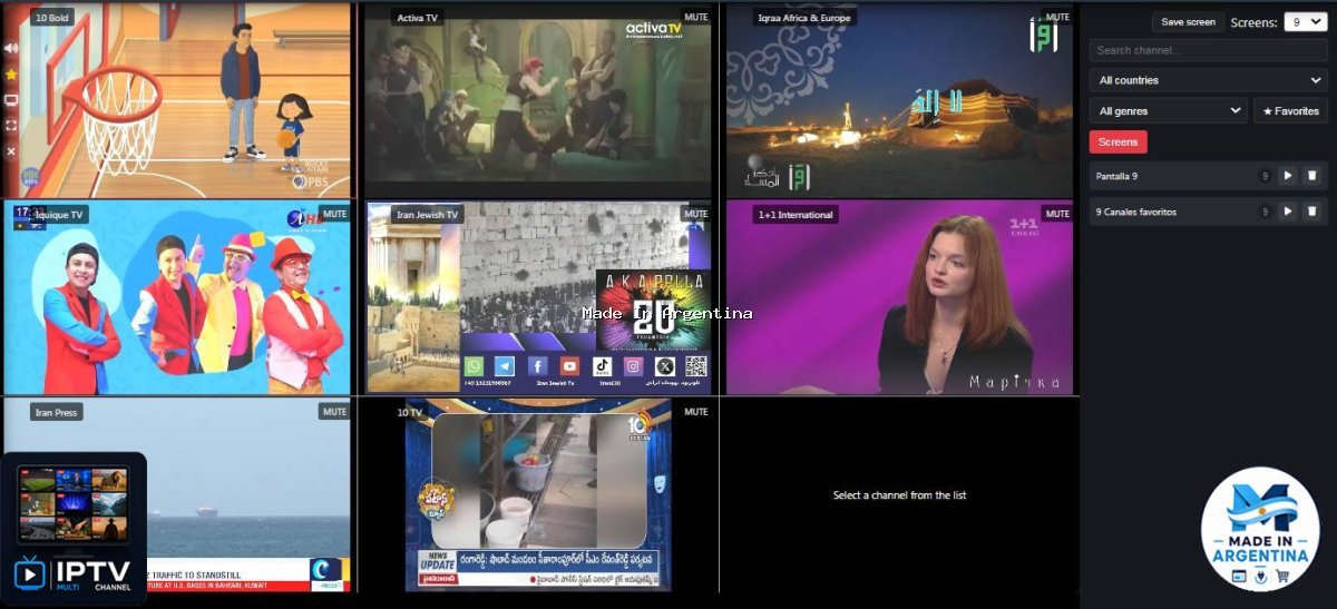 IPTV Multi Channel